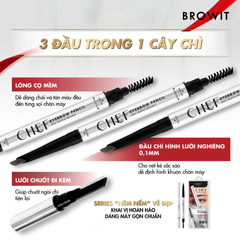 Chì Kẻ Chân Mày Browit By Nongchat Chef Eyebrow Pencil 0.15g