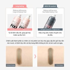 Xịt Khoá Nền So Natural Powder4room Make Up Setting Fixx 75ml