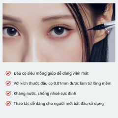 Bút Kẻ Mắt Clio Sharp So Simple Waterproof Pen Liner
