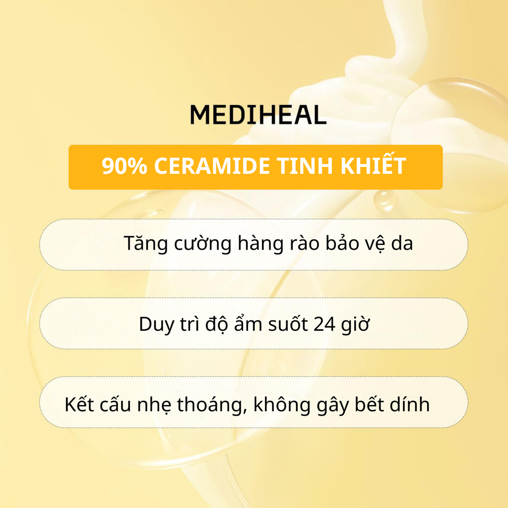 Mặt Nạ Cấp Ẩm Chuyên Sâu Mediheal Ceramide Essential Mask 24ml