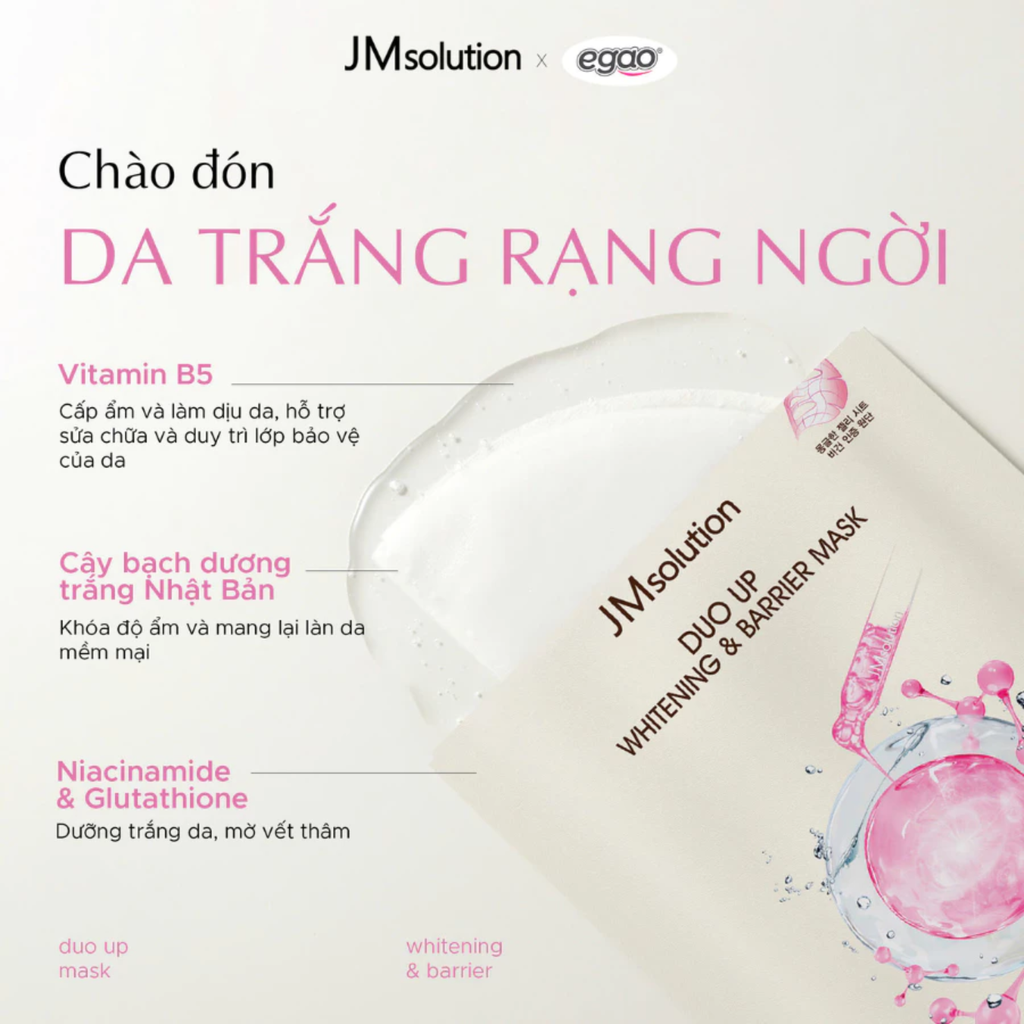 Mặt Nạ JMsolution Duo Up Whitening Mask 30ml