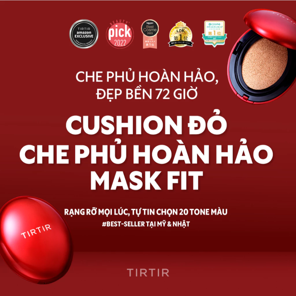 Phấn Nước Che Phủ Kiềm Dầu Tirtir Mask Fit Red Cushion 4.5g