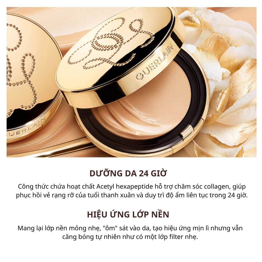Phấn Nước Guerlain Parure Gold Skin Mesh Cushion 12g