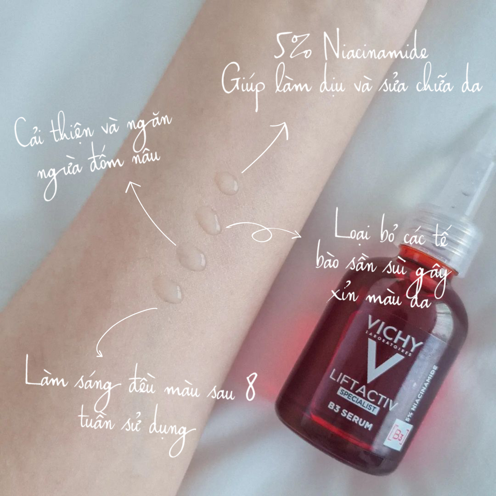 Tinh Chất Làm Mờ Vết Thâm Và Nếp Nhăn Vichy LiftActiv B3 Serum Dark Spots & Wrinkles