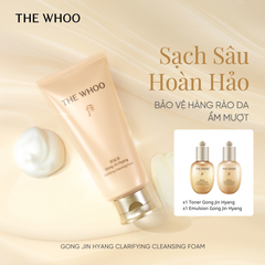 Set Sữa Rửa Mặt Whoo Gong Jin Hyang Clarifying Facial Foam Cleanser Special Set