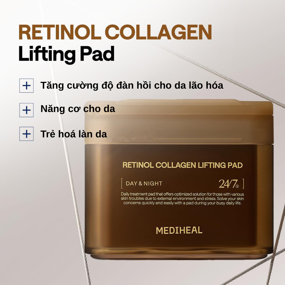 Nước Hoa Hồng Dạng Miếng Mediheal Toner Pad 170ml