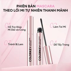 Mascara Giúp Mi Dài Và Tơi Mi Colorkey Long & Dense Mascara 4.5g