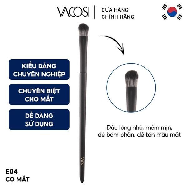 Cọ Phủ Và Tán Bầu Mắt Vacosi E04 Shade & Buff Brush