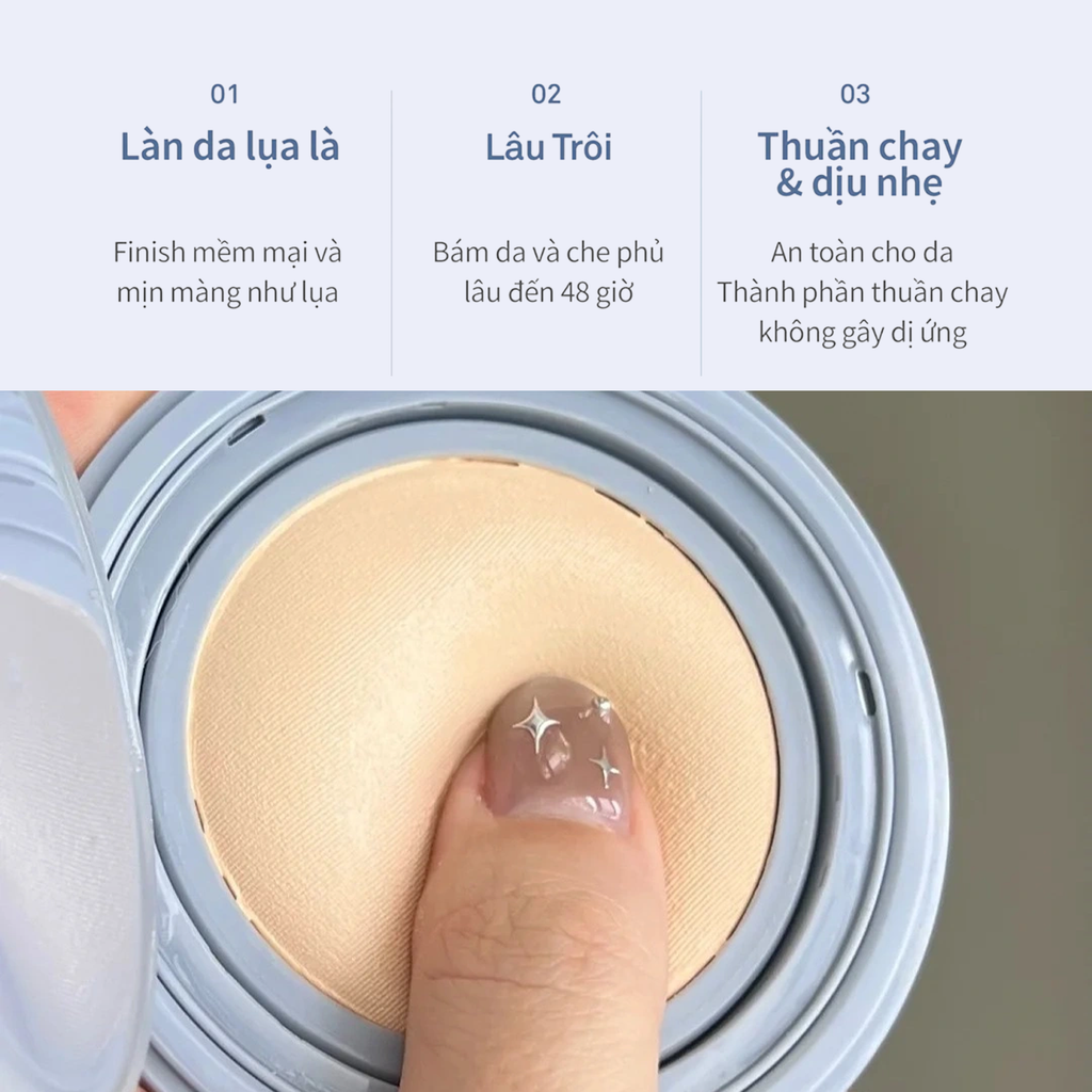 Phấn Nước Hince Second Skin Mesh Matte Cushion 12g