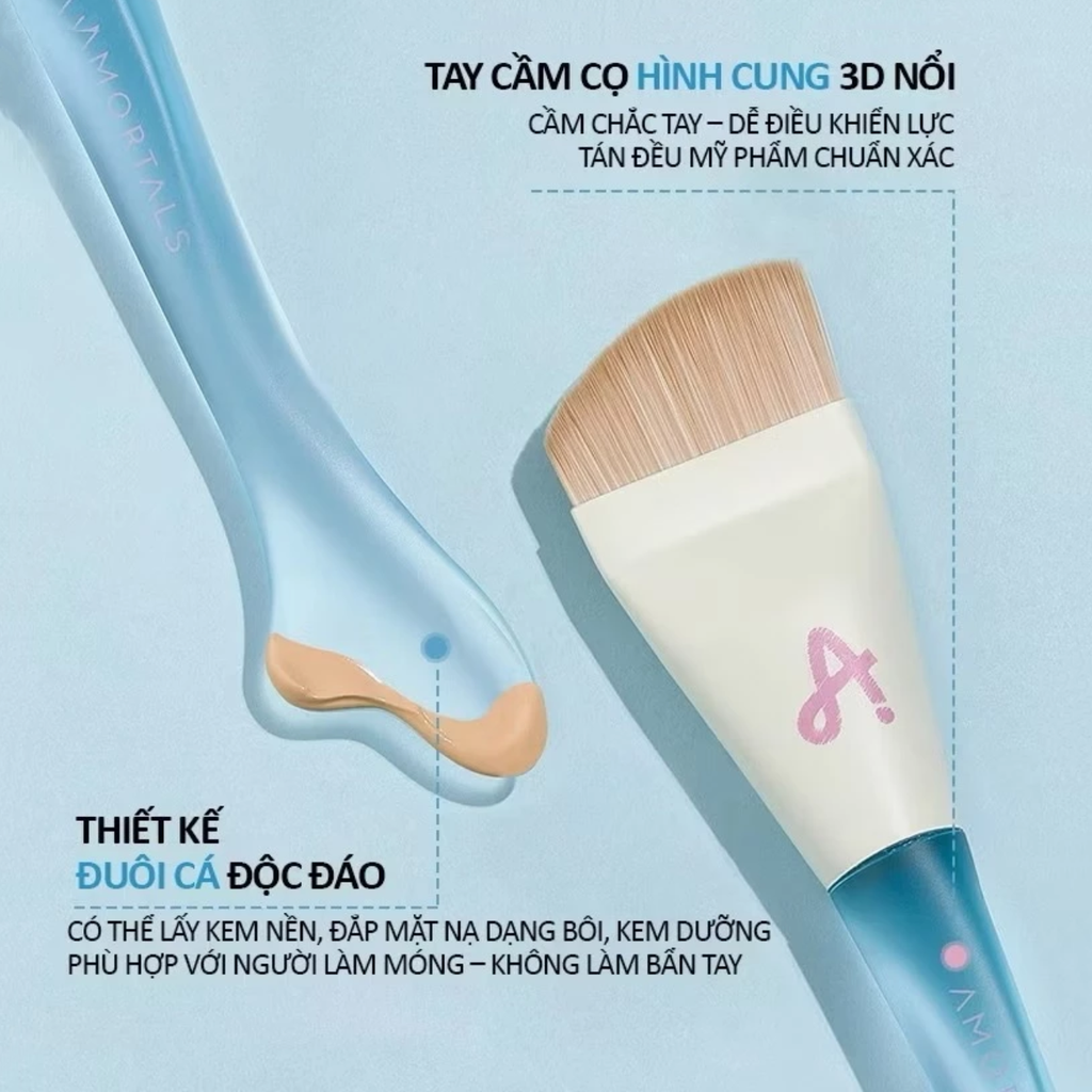 Bộ Cọ + Mút Đánh Kem Nền Amortals Partner Series - Base Makeup CP Tool Box