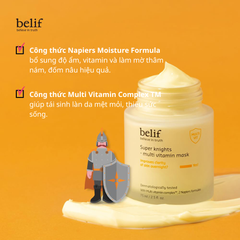 Mặt Nạ Ngủ Dưỡng Sáng Da Belif Super Knight - Multi Vitamin Mask 75ml