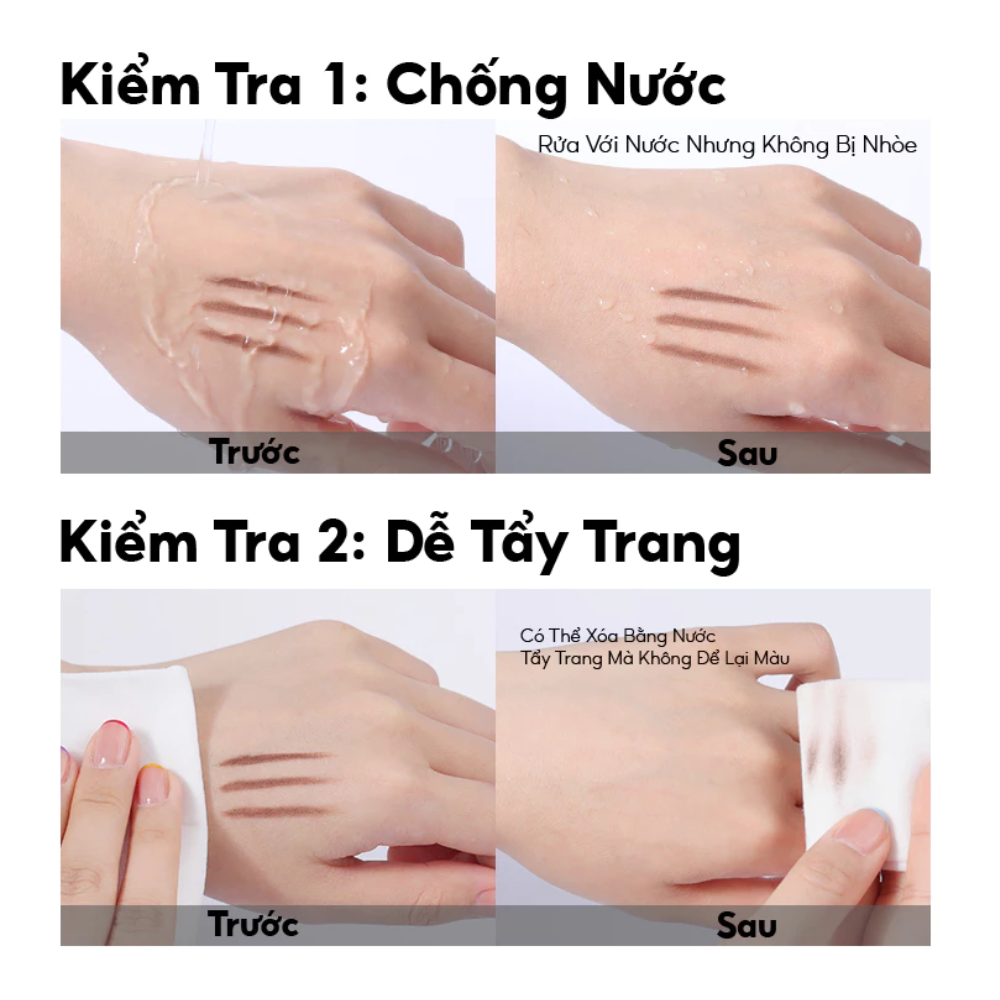 Chì Kẻ Mày Lâu Trôi Kháng Nước Colorkey The Rapid Eyebrow Pencil 0.07g