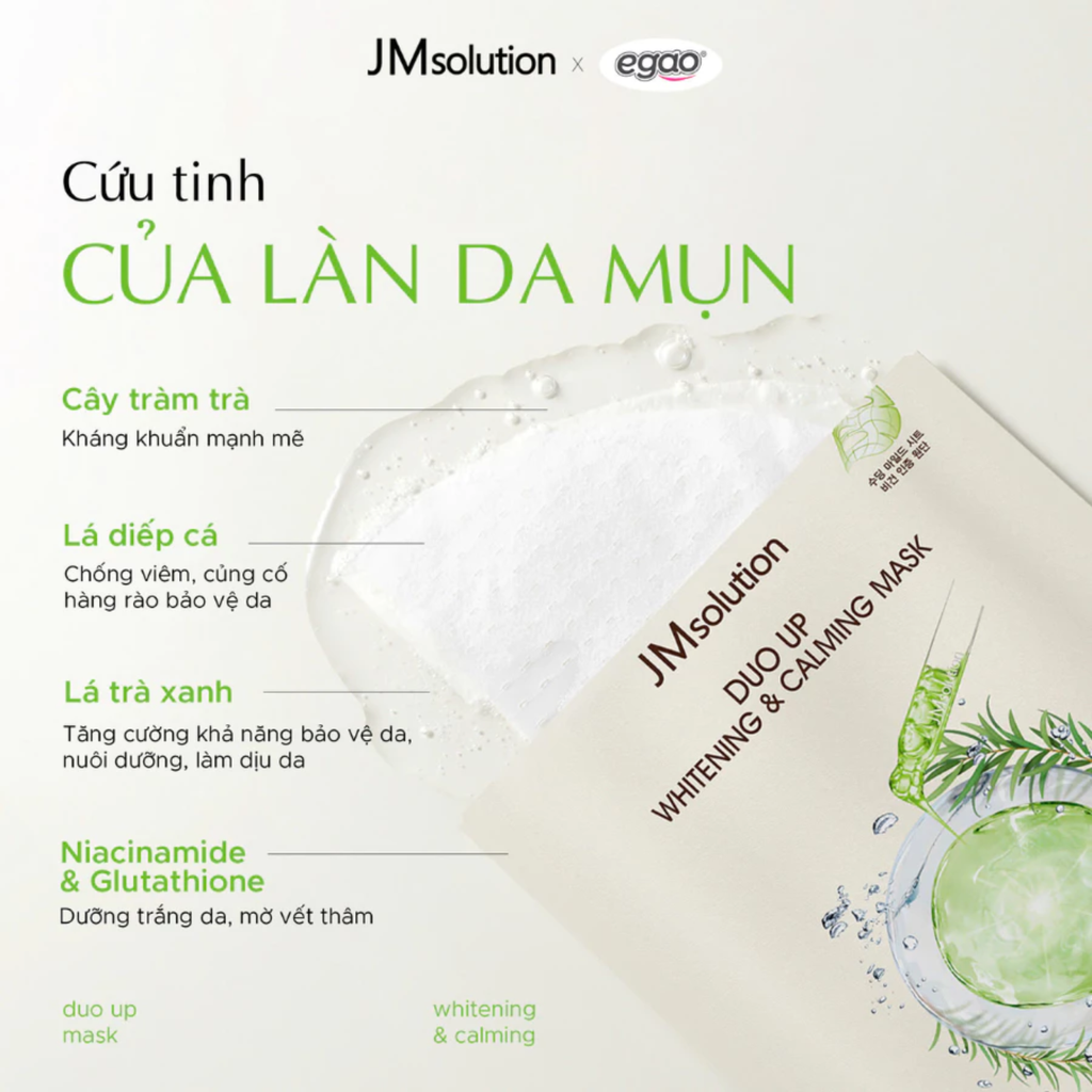 Mặt Nạ JMsolution Duo Up Whitening Mask 30ml