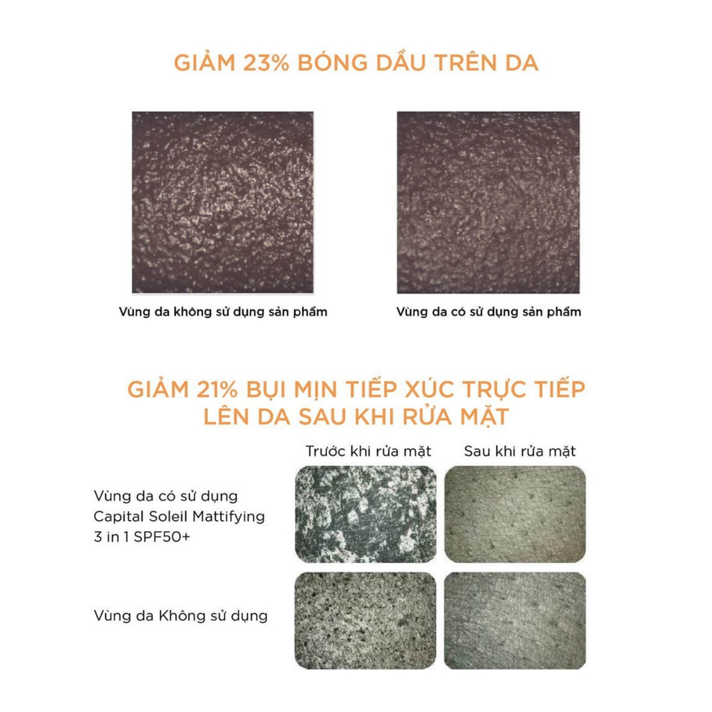 Kem Chống Nắng Kiềm Dầu Vichy SPF50+ Capital Soleil Mattifying 3in1 50ml