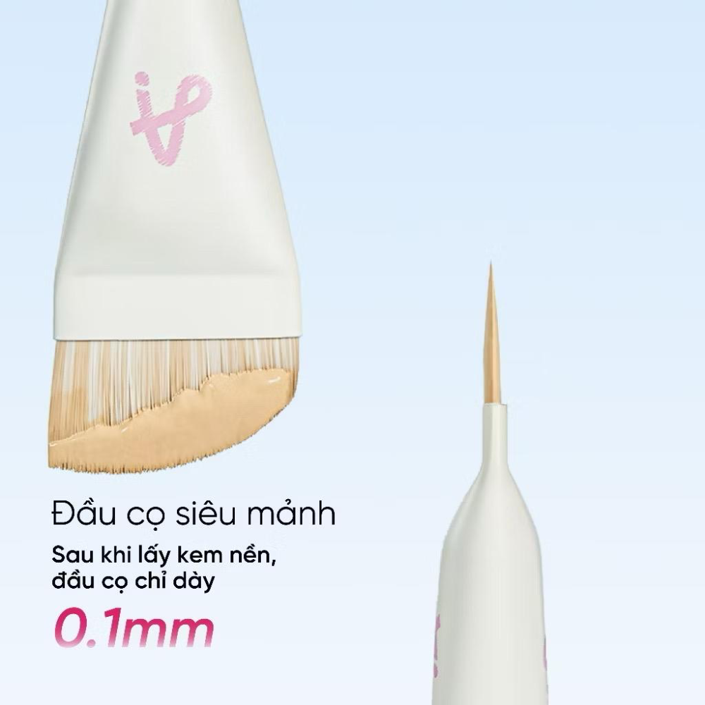 Cọ Tán Nền Tiên Cá Đầu Vát Amortals Fish Tail Slim Arc Foundation Brush
