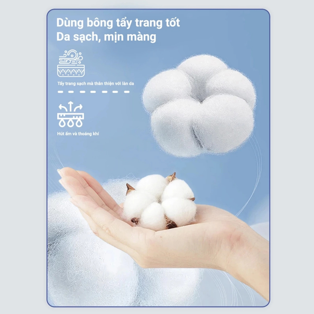 Bông Tẩy Trang Jomi Cotton Pad 120 Miếng