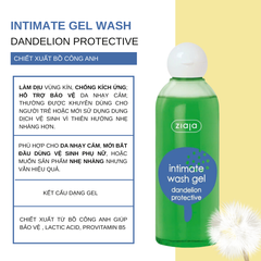 Dung Dịch Vệ Sinh Phụ Nữ Ziaja Intimate Wash Gel 200ml