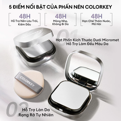 Phấn Phủ Dạng Nén Colorkey Long Lasting Oil Control Airy Powder 12g
