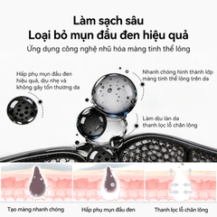 Mặt Nạ Lột Mụn Than Tre Loại Bỏ Mụn Đầu Đen Lanbena Bamboo Charcoal Blackhead Mask 30g