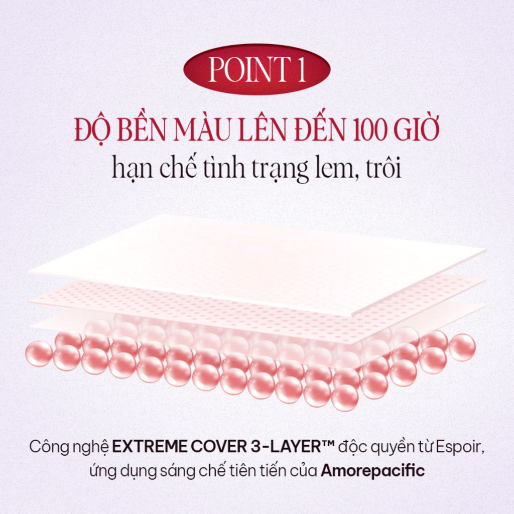 Phấn Nước Che Phủ Lâu Trôi Espoir Be Velvet Cover Cushion SPF42 PA++ 13g