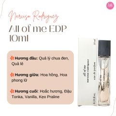 Nước Hoa Nữ Chiết Narciso Rodriguez All Of Me Eau De Parfum 10ml