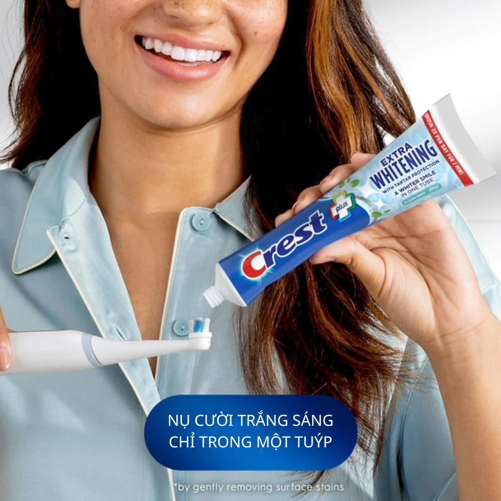 Kem Đánh Trắng Răng Crest Complete Plus Extra Whitening 153g