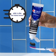Kem Đánh Răng Crest 3D White Advanced Charcoal Toothpaste 93g