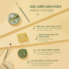 Bộ Bông Mút Tán Kem Nền Dạng Lỏng Amortals 100% Powder Puff Set