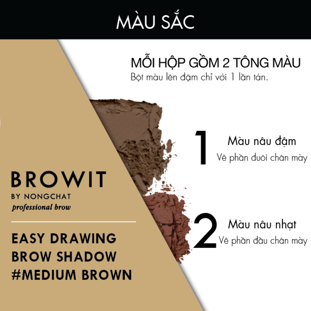 Phấn Kẻ Chân Mày Browit Series I Easy Drawing Brow Shadow 4g