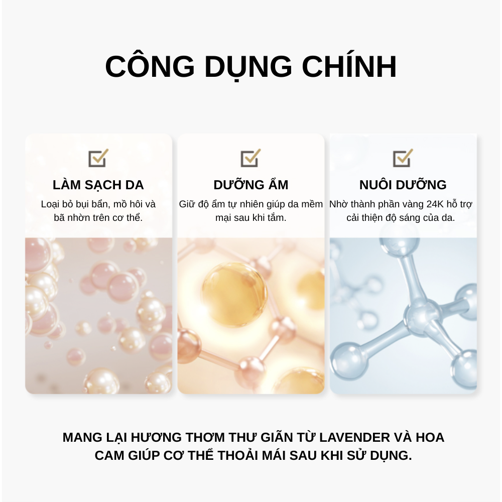 Sữa Tắm JMsolution Life Prime Gold Libre Body Wash 500ml