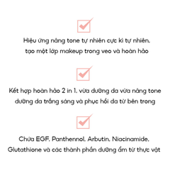 Kem Dưỡng Trắng Nâng Tone Cấp Ẩm Whisis Rose' Toneup Cream 50ml