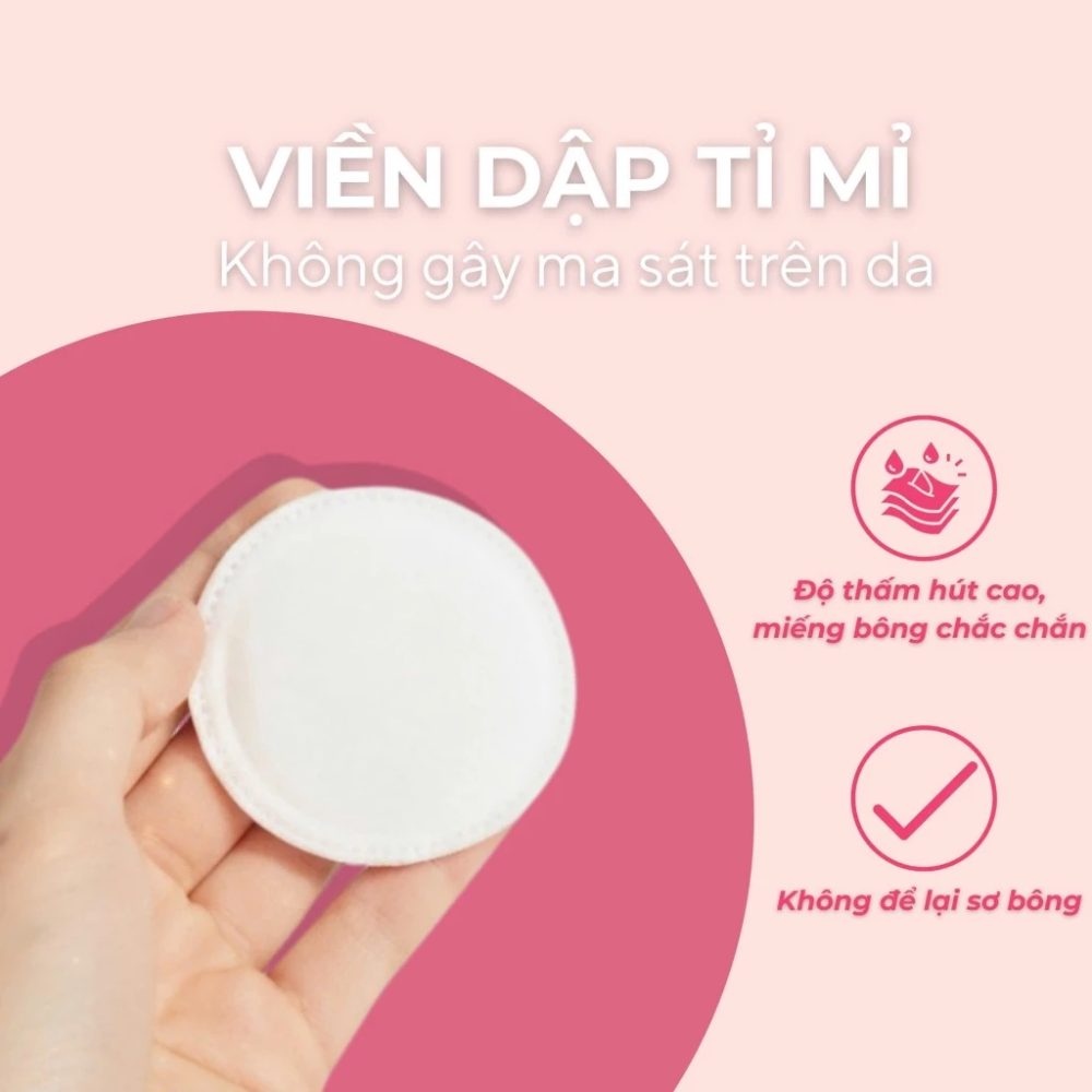 Bông Tẩy Trang O'Relia Premium Cotton Pads