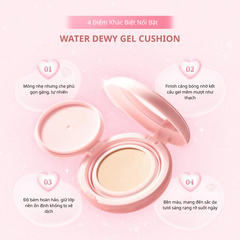 Phấn Nước Căng Bóng Dasique Water Dewy Gel Cushion SPF50+ PA++++ 15g