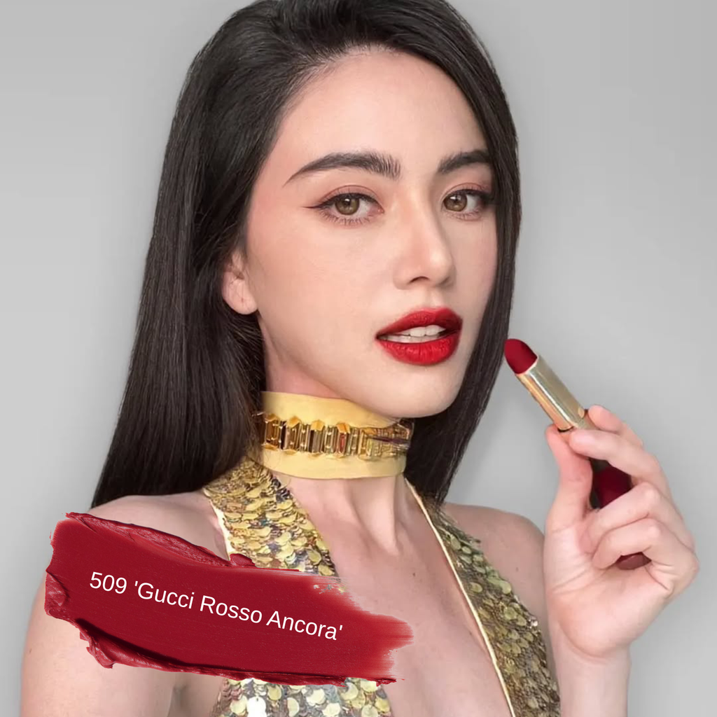 Son Thỏi Gucci Rouge à Lèvres Mat Lipstick 3.5g (vỏ đỏ)