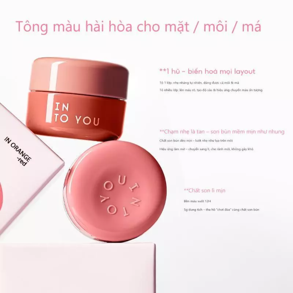 Son Kem Lì Dạng Hũ 2 Màu Into You Clash & Duo Lip Mud 5g
