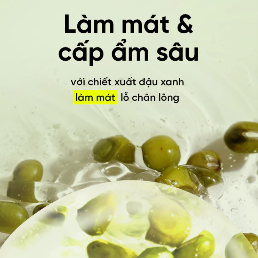 Tinh Chất Kiềm Dầu Se Khít Lỗ Chân Lông beplain Mung Bean Pore Tight-up Serum 30ml