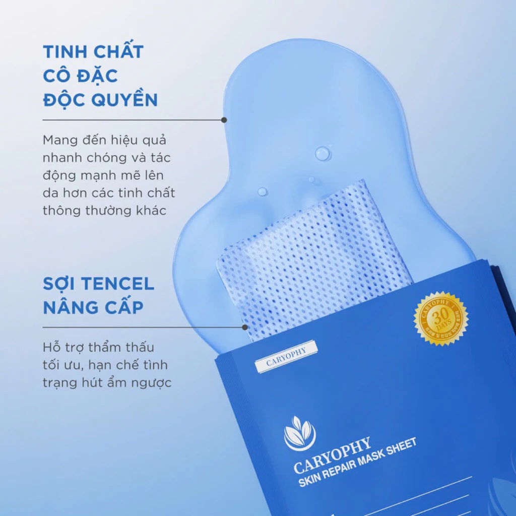 Mặt Nạ Phục Hồi Da Caryophy Skin Repair Mask Sheet 25g