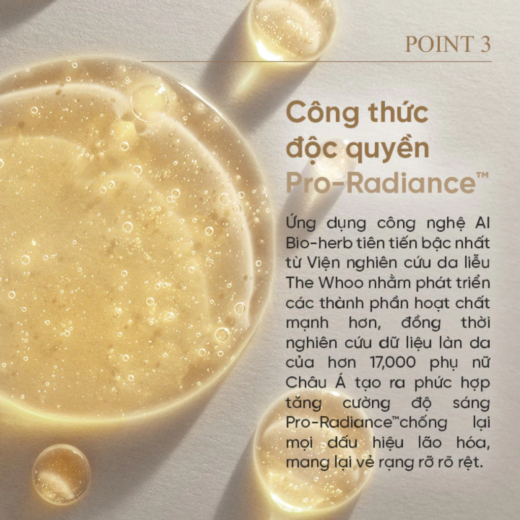 Bộ Dưỡng Da Whoo Cheongidan Radiant Rejuvenating 3pcs Gift Set