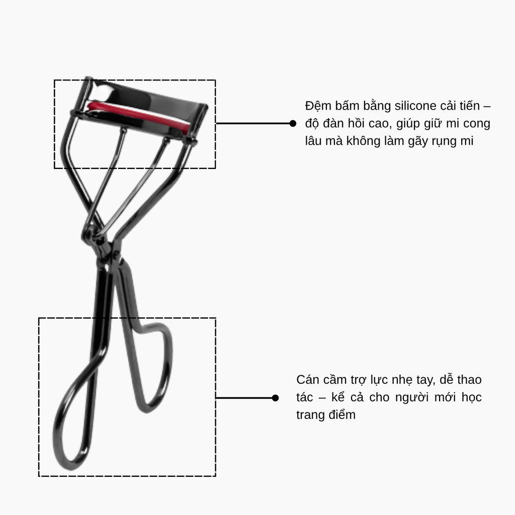 Bấm Mi Vacosi BM14 Space Eyelash Curler