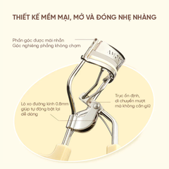 Kẹp Bấm Mi Có Đầu Chuốt Mi Amortals Curling Eyelash Curler