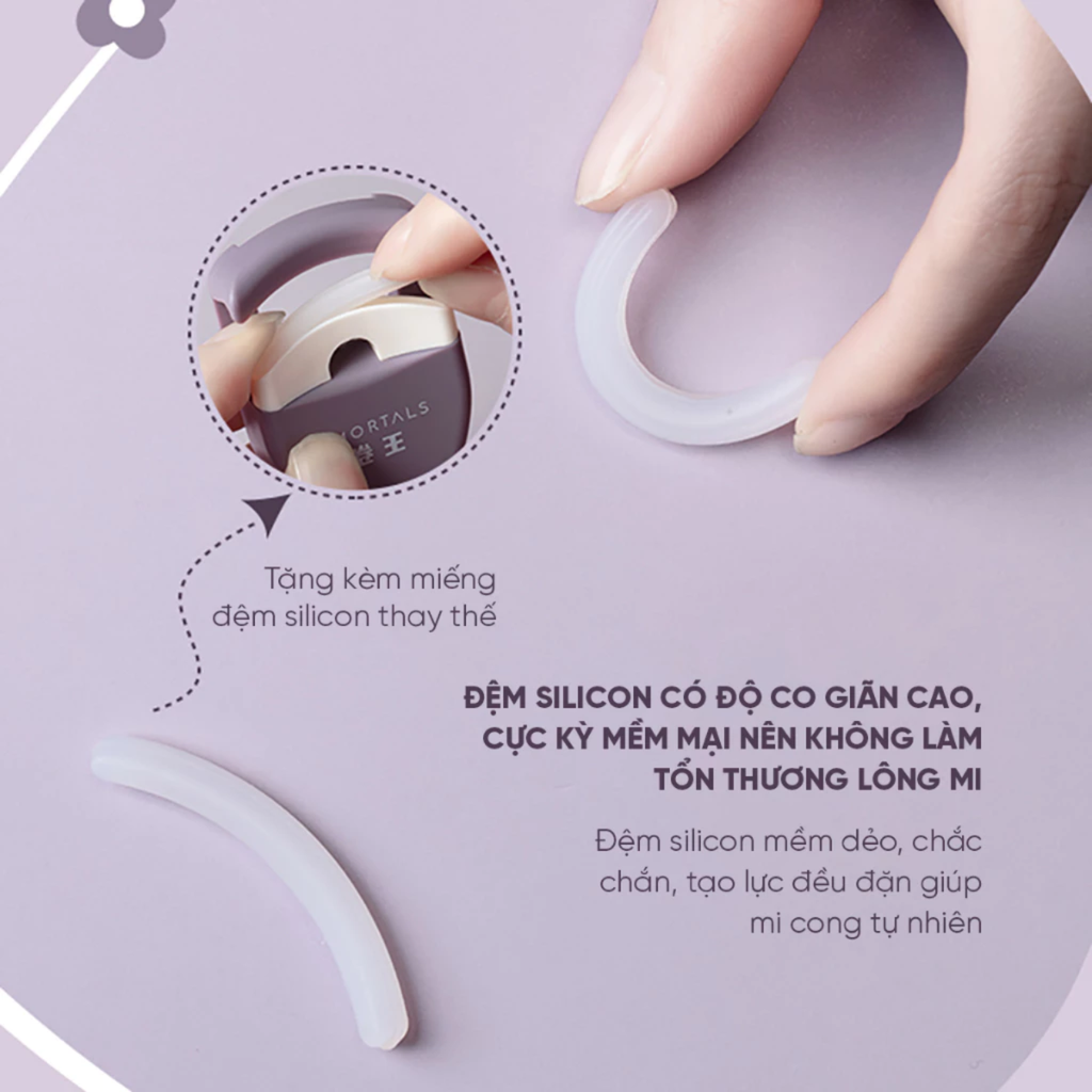 Kẹp Bấm Mi Kèm Lược Amortals Juanwang Eyelash Curler