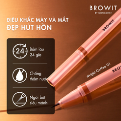 Bút Trang Điểm Mắt Và Mày Browit Duo Brow And Eyeliner 0.55ml