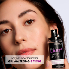 Xịt Khóa Nền Cố Định Lớp Makeup 18H Catrice Ultra Last2 Fixing Spray 50ml