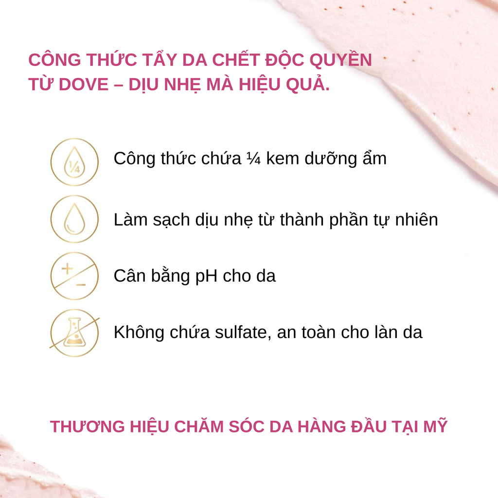 Tẩy Tế Bào Chết Dove Limited Edition Body Scrub 425g (Bản Mỹ)