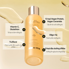 Nước Hoa Hồng Dưỡng Ẩm Cải Thiện Lỗ Chân Lông d'Alba Vita Toning Serum Toner 180ml