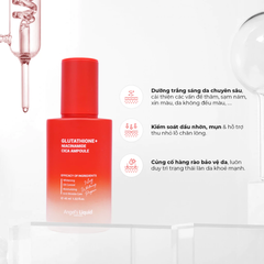 Tinh Chất Dưỡng Trắng Kiểm Soát Dầu Thu Nhỏ Lỗ Chân Lông Angel's Liquid Glutathione Plus Niacinamide Cica Ampoule 45ml