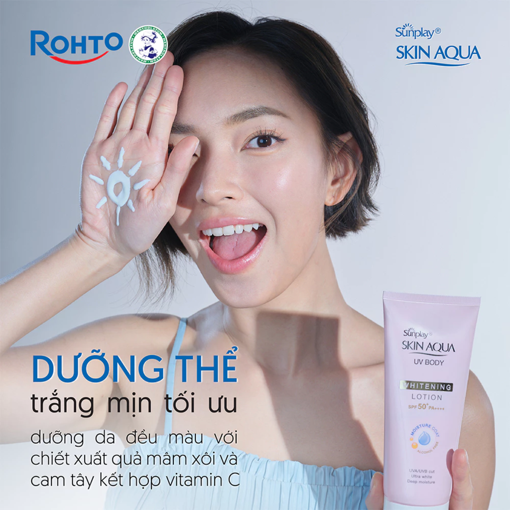 Lotion Chống Nắng Dưỡng Thể Sunplay Skin Aqua UV Body Lotion SPF50+ PA++++ 150g