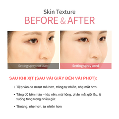 Xịt Khoá Nền So Natural Powder4room Make Up Setting Fixx 75ml