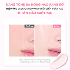 Kem Chống Nắng Nâng Tone Trắng Hồng Make P:rem Soothing Pink Tone Up Sun Cream SPF50+ PA++++ 50ml