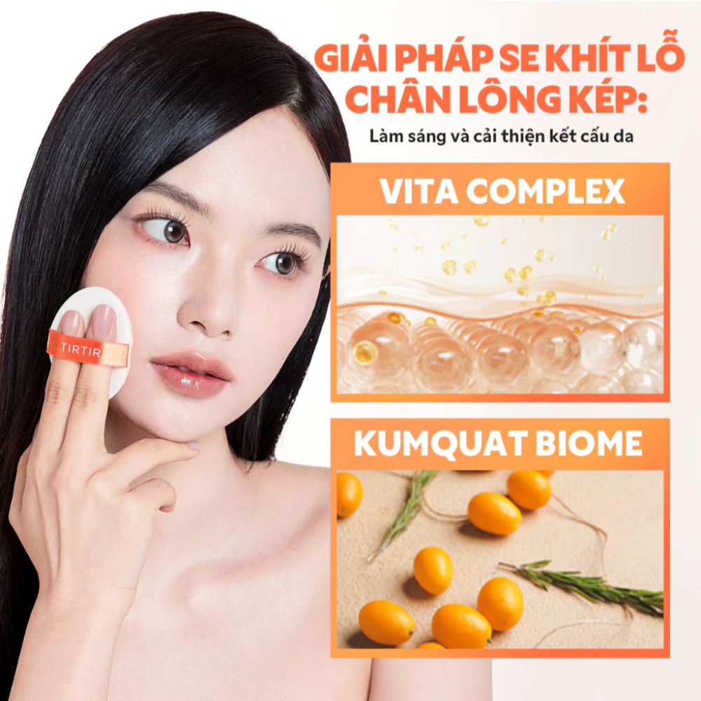 Phấn Nước Kiềm Dầu Tirtir Mask Fit AI Filter Cushion 4.5g